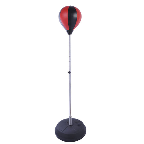 Rootz Punchingball-Set – Rot, Schwarz – Pu, Stahl, Kunststoff – cm x cm x 11,81 cm
