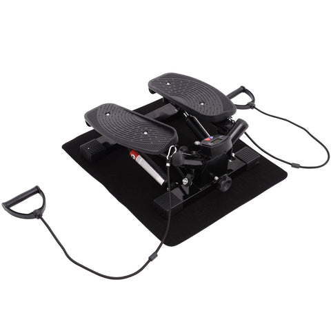 Rootz Mini Stepper Sidestepper - Zwart - Staal - 17,72 cm x 16,54 cm x 8,27 cm