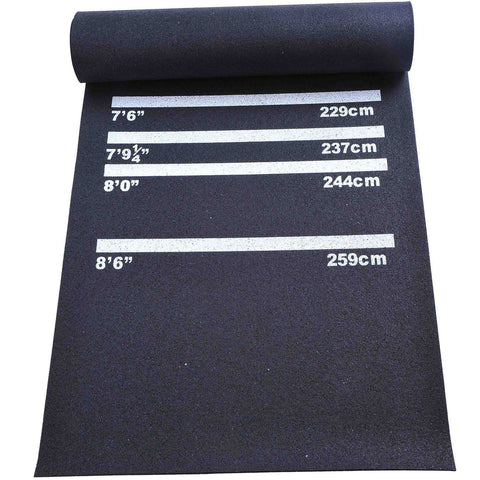 Rootz Anti-slip Rubber mat - Black, White - Rubber - 118.11 cm x 24.01 cm x 0.12 cm