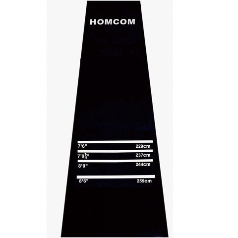 Rootz Anti-slip Rubber mat - Black, White - Rubber - 118.11 cm x 24.01 cm x 0.12 cm