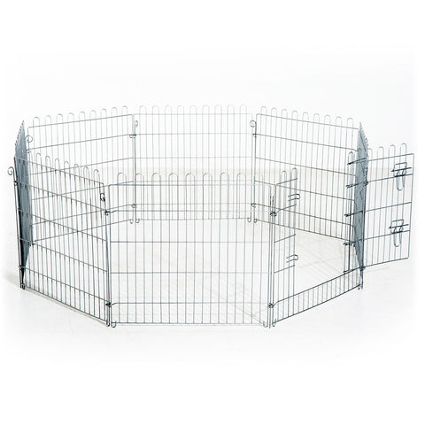 Rootz Buitenverblijf Puppyren - Zilver - Metaal - cm x 24,8 cm x 35,83 cm