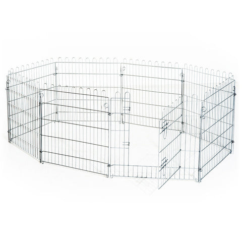 Rootz Buitenverblijf Puppyren - Zilver - Metaal - cm x 24,8 cm x 35,83 cm