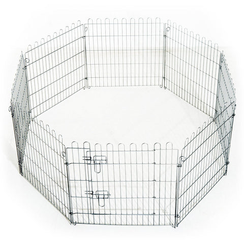 Rootz Buitenverblijf Puppyren - Zilver - Metaal - cm x 24,8 cm x 35,83 cm