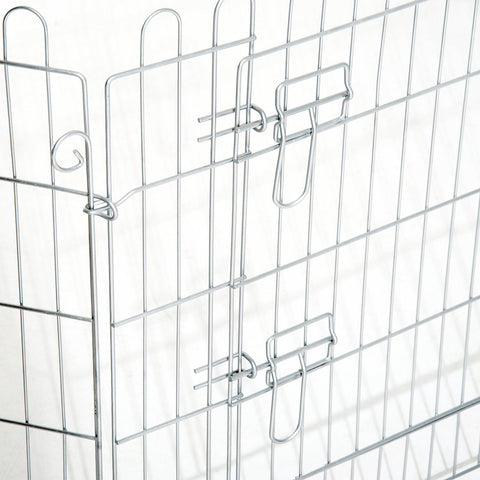 Rootz Buitenverblijf Puppyren - Zilver - Metaal - cm x 24,8 cm x 35,83 cm