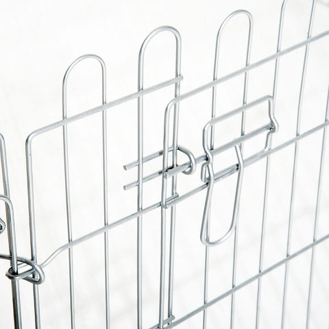 Rootz Buitenverblijf Puppyren - Zilver - Metaal - cm x 24,8 cm x 35,83 cm