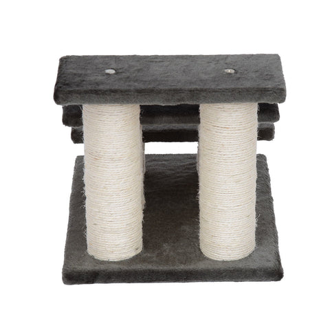 Rootz Hondentrap 3 Treden - Grijs - Spaanplaat, Stof - 17.72 cm x 13.78 cm x 13.39 cm