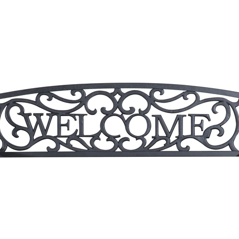 Rootz Garden bench 2-seater bench - Black - Iron, Powder coated - 50 cm x 23,622 cm x 34.25 cm