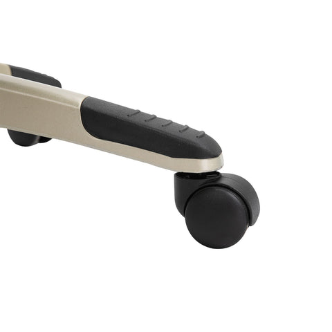 Rootz Swivel Chair - Black - Leather, Nylon, Metal - 22.83 cm x 27.55 cm x 48.81 cm