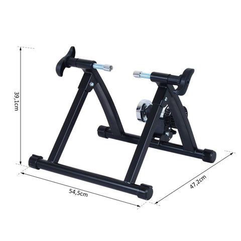 Rootz Bike Roller Trainer - Black - Steel - 21.46 cm x 18.58 cm x 15.39 cm