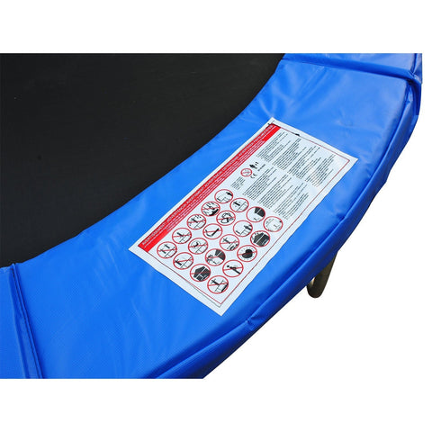 Rootz Trampoline Edge Cover - Blue - PVC, PE - 120.08 cm x 120.08 cm x 0.59 cm