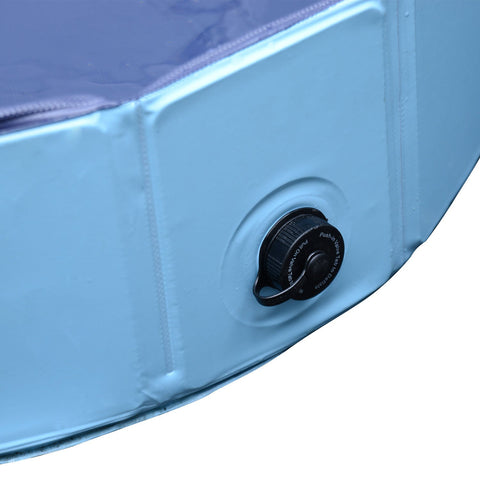 Rootz Hondenbad - Blauw - PVC - 31,5 cm x 31,5 cm x 7,87 cm