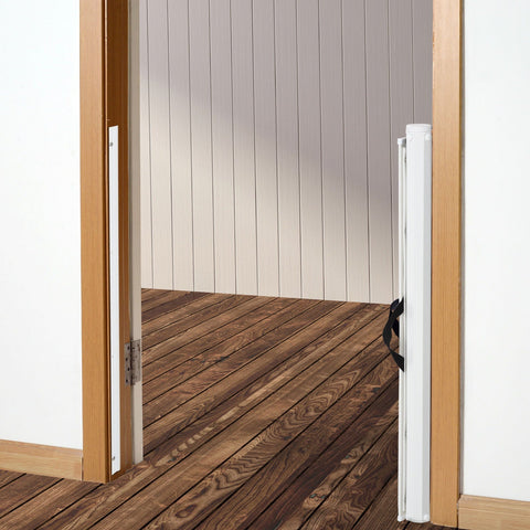 Rootz Hondenhekje - Wit - Metaal, Pvc - 45,28 cm x 2,17 cm x 32,48 cm