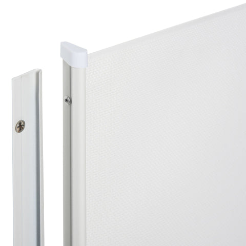 Rootz Hondenhekje - Wit - Metaal, Pvc - 45,28 cm x 2,17 cm x 32,48 cm