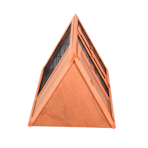 Rootz Konijnenhok - Oranje - Dennenhout - 46,46 cm x 19,69 cm x 17,72 cm