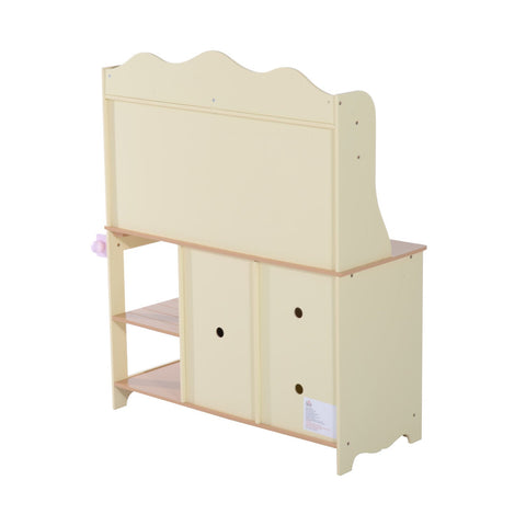 Rootz Kinderküche mit Herd und Spüle – Braun – Holzwerkstoff – 30,31 cm x 11,81 cm x 37,4 cm