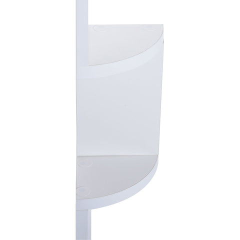 Rootz Hoekplank Boekenkast - Wit - Engineered Wood - 4.72cm x 4.72cm x 47.24cm