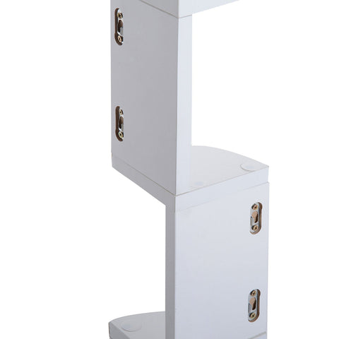 Rootz Hoekplank Boekenkast - Wit - Engineered Wood - 4.72cm x 4.72cm x 47.24cm