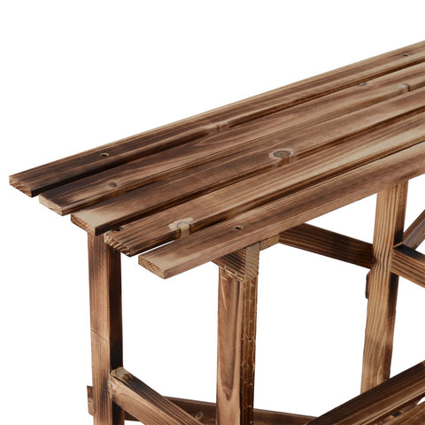 Rootz Plant Trap - Bruin - Dennenhout - 47,24 cm x 31,49 cm x 31,49 cm