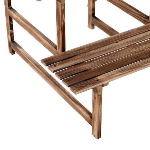 Rootz Plant Trap - Bruin - Dennenhout - 47,24 cm x 31,49 cm x 31,49 cm