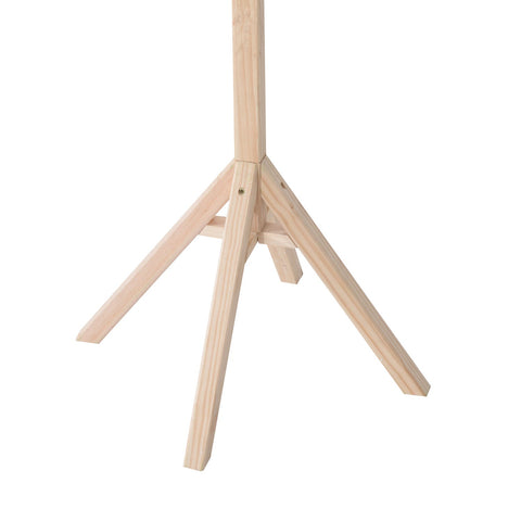 Rootz Bird With Stand Bird house - Bruin - Hout - 19,49 cm x 19,49 cm x 47,6378 cm