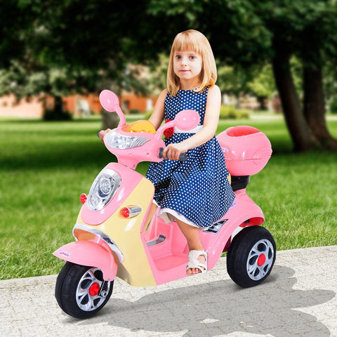 Rootz Electric Children's Motor - Pink, Yellow - Pp, Metal - 42.52 cm x 20.08 cm x 29.53 cm