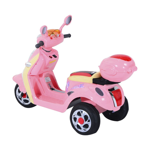 Rootz Electric Children's Motor - Pink, Yellow - Pp, Metal - 42.52 cm x 20.08 cm x 29.53 cm