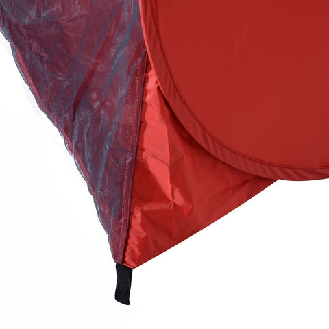 Rootz Pop-Up-Zelt – Rot – Polyester, Stahl – 59,06 cm x 78,702 cm x 45,28 cm