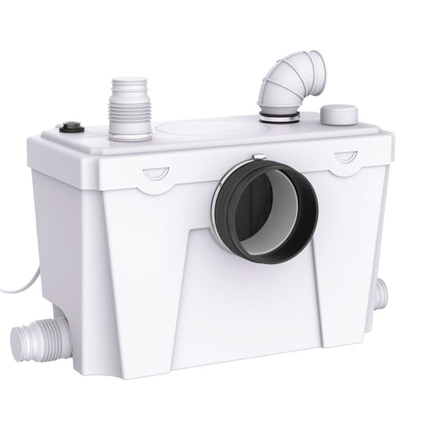 Rootz Lifting Station and Sewage Pump - White - Polypropylene - 15.74 cm x 6.69 cm x 11.02 cm