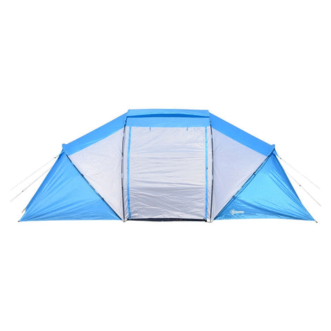 Rootz Campingzelt – Blau, Weiß – Taft, Fiberglas – 181,1 cm x 90,55 cm x 76,77 cm