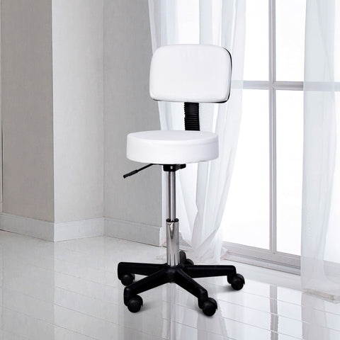 Rootz Roll Kruk - Wit - Pu - cm x 12,59 cm x 9,05 cm