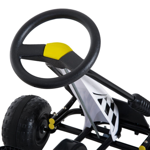 Rootz Pedal Car - Black - Metal, Plastic - 37.4 cm x 26.18 cm x 22.44 cm