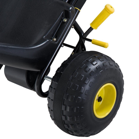 Rootz Pedal Car - Black - Metal, Plastic - 37.4 cm x 26.18 cm x 22.44 cm