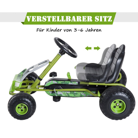 Rootz Children's go-kart - Green - Metal, Plastic - 37.4 cm x 26.18 cm x 22.44 cm