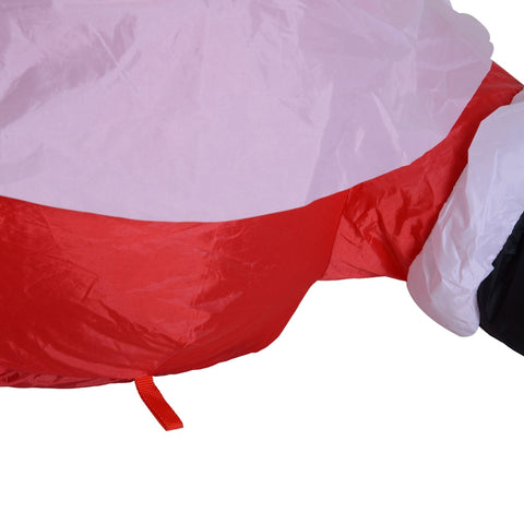 Rootz LED Santa - Red - Polyester - 27.56 cm x 19.69 cm x 47.24 cm