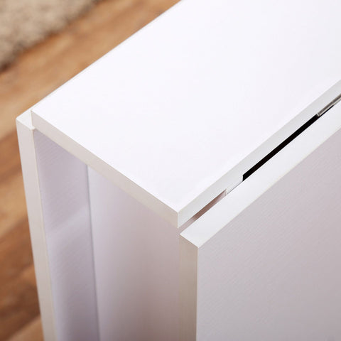 Rootz Table Table - Oak, White - Chipboard, Metal - 47.24 cm x 31.5 cm x 28.74 cm