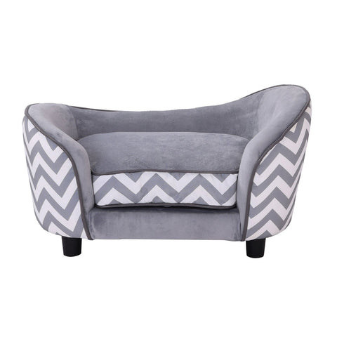 Rootz Tierbank – Grau – Holz, Schwamm, PVC – 26,18 cm x 15,94 cm x 13,19 cm