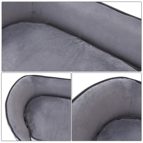 Rootz Tierbank – Grau – Holz, Schwamm, PVC – 26,18 cm x 15,94 cm x 13,19 cm