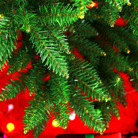 Rootz Artificial Christmas Tree - Green - PVC, Metal - 31.89 cm x 31.89 cm x cm