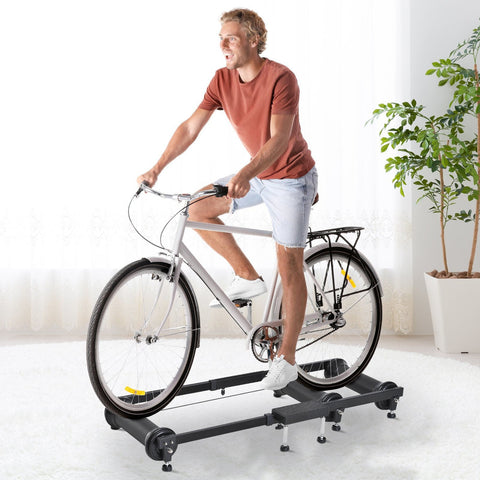 Rootz Indoor Trainer Hometrainer - Zwart - Staal, Aluminium, Kunststof - 51,18 cm x 19,29 cm x 6,3 cm