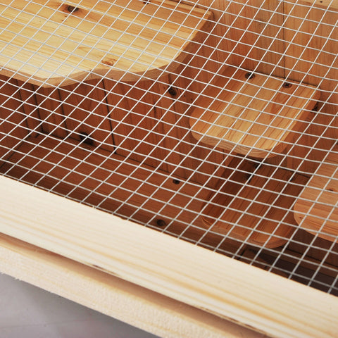 Rootz Small Animal Cage - Brown - Wood, Plexiglass, Metal - 23.62 cm x 15.74 cm x 31.49 cm