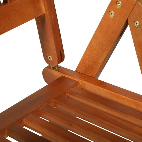 Rootz Klappstuhl – Rot, Braun – Holz – 25,19 cm x 21,65 cm x 43,31 cm