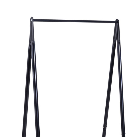 Rootz Clothes Rack - Black - Engineered Wood, Steel - 25.19 cm x 16.73 cm x 58.66 cm