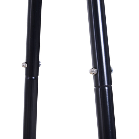 Rootz Clothes Rack - Black - Engineered Wood, Steel - 25.19 cm x 16.73 cm x 58.66 cm