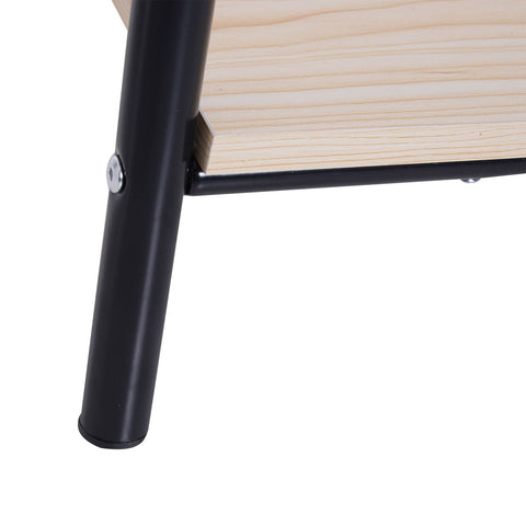 Rootz Clothes Rack - Black - Engineered Wood, Steel - 25.19 cm x 16.73 cm x 58.66 cm