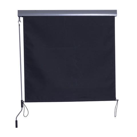Rootz Awning Wind Protection - Gray - Aluminium, Polyester - 47.24 cm x cm x 78.74 cm