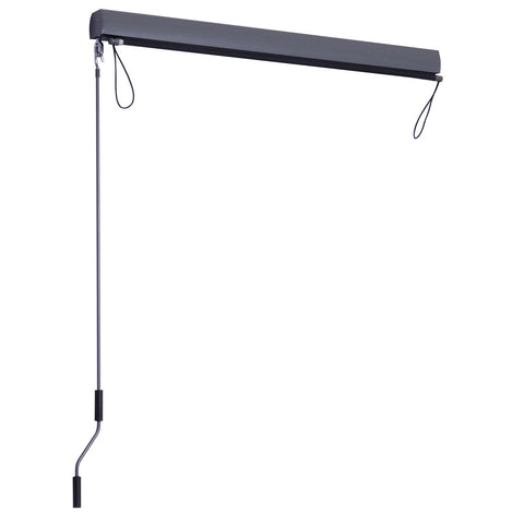 Rootz Awning Wind Protection - Gray - Aluminium, Polyester - 47.24 cm x cm x 78.74 cm