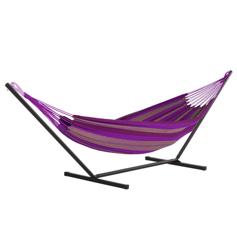 Rootz Hammock Stand - Black - Metal - 141.73 cm x 36.22 cm x 45.27 cm
