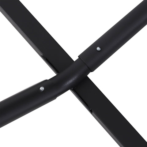 Rootz Hammock Stand - Black - Metal - 141.73 cm x 36.22 cm x 45.27 cm