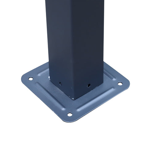 Rootz Rose Pavillion - Black - Metal - 118.11 cm x 118.11 cm x 90.55 cm