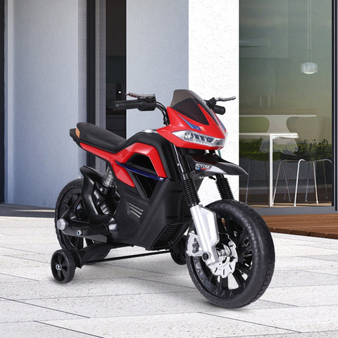 Rootz Children's electric motorcycle - Red - Plastic, Metal - 41.33 cm x 23.62 cm x 24.52 cm